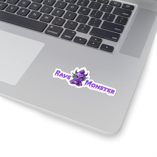 RAVE MONSTER Stickers! - Kiss-Cut, Fun & Colorful Stickers for Ravers and Music Lovers
