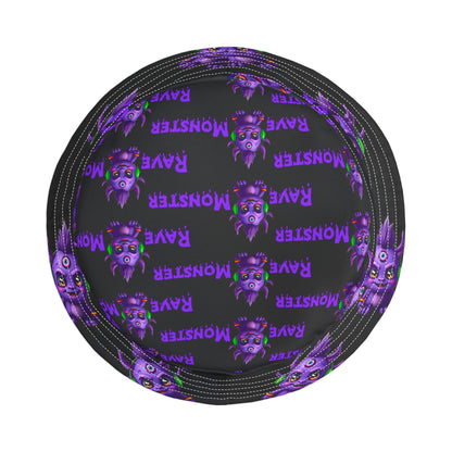 ALL OVER RAVE MONSTER Bucket Hat with P.L.U.R. under the rim!